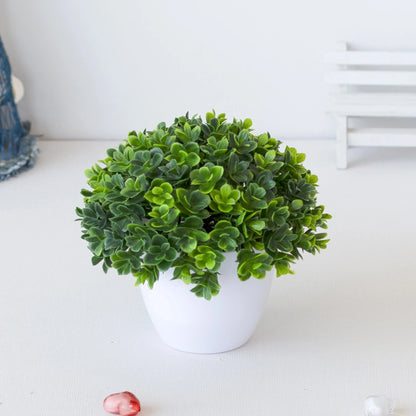 Artificial Green Leaf Bonsai